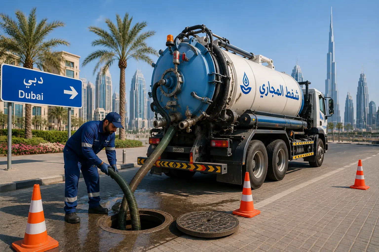 شركة شفط المجاري في دبي